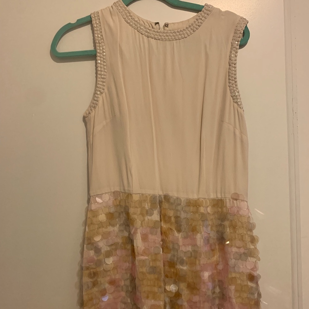 French Connection pink sequined dress